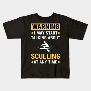 Warning Sculling Kids T-Shirt